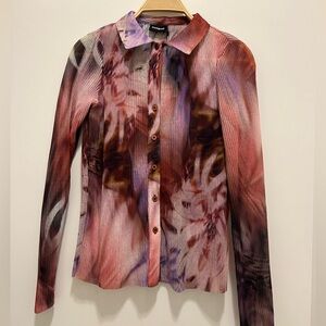 Desigual Multicolor Button Down Shirt